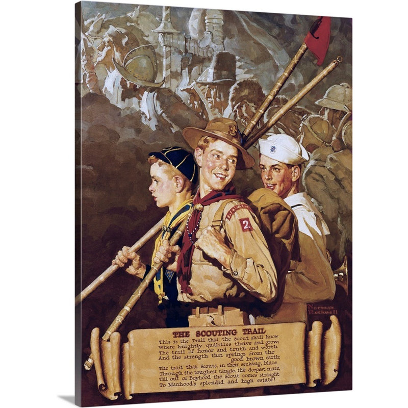 Art mural sur toile Norman Rockwell, Toile tendue, H 32 po x l 24 po x P 1,25 po