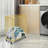 Metal Mesh Laundry Storage Cart, Laundry Basket With Wheels-1098277512