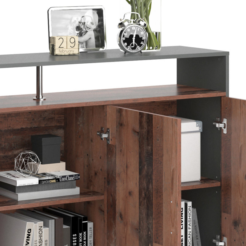 Hoxie 64 Cm Wide Solid Wood Sideboard