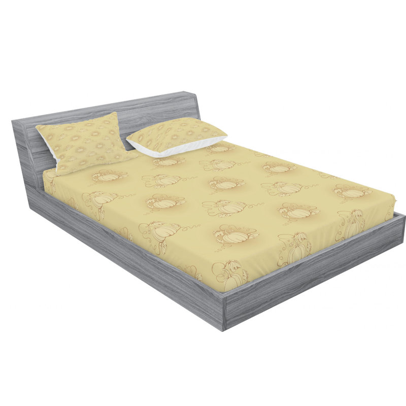 Microfiber Sheet Set, Full Sheet Set with Fitted Sheet