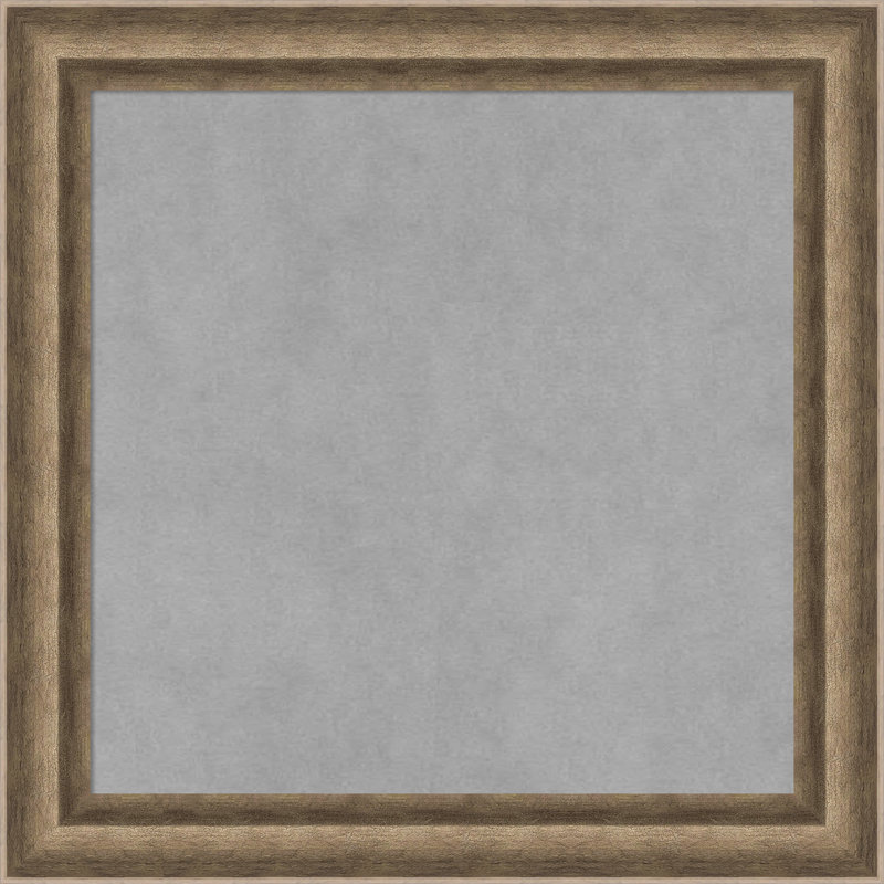Tableau magnétique à cadre gris anthracite Allure, H 19 po x l 19 po