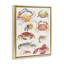 Cadre flottant Nautical Crustacean Collection, design par June Erica Vess-2129608249-2129608250