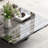 Light luxury square marble coffee table