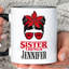 Grande tasse rétro Sister Things, bandana rouge et cadeau assorti pour la famille