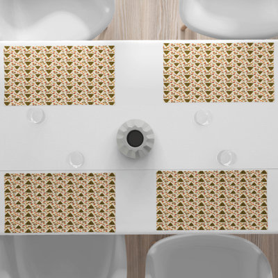 Polyester Abstract Rectangle Placemat