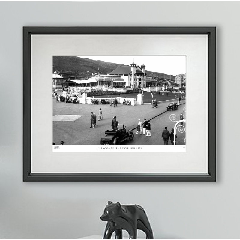 Ilfracombe, The Pavilion 1926 - Single Picture Frame Print, 45cm H x 60cm W x 2.3cm D