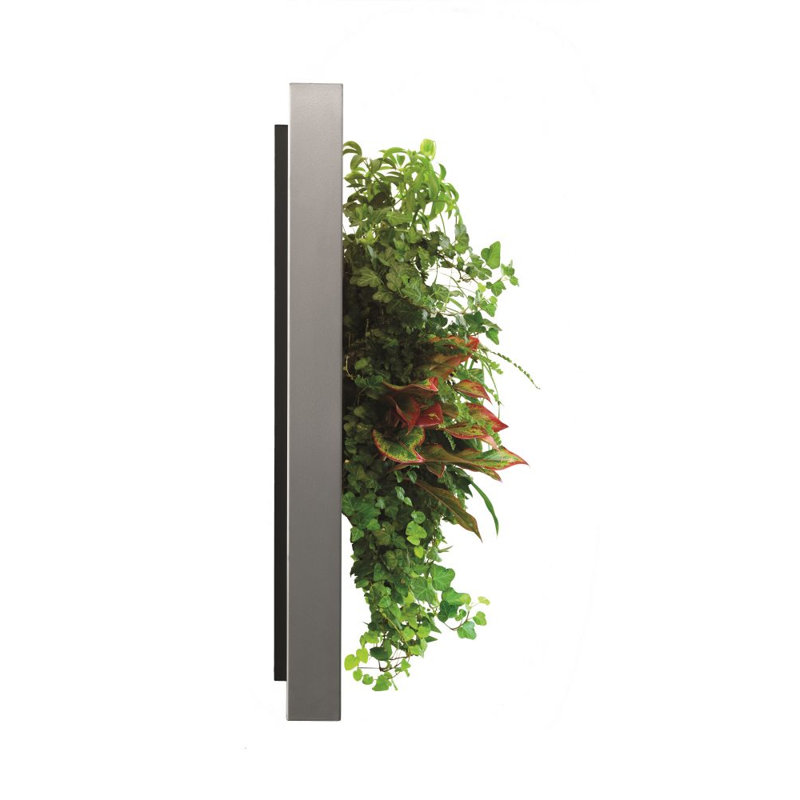 Nilda Metal Planter, Silver