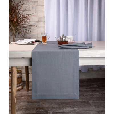 Chemin de table en faux lin