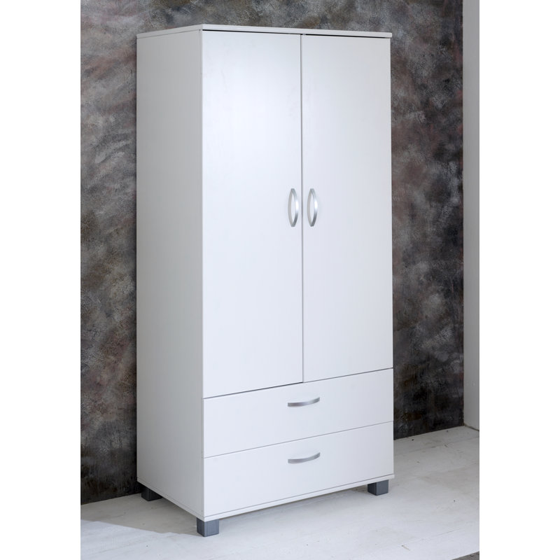 Booth 2 Door Solid Wood Wardrobe