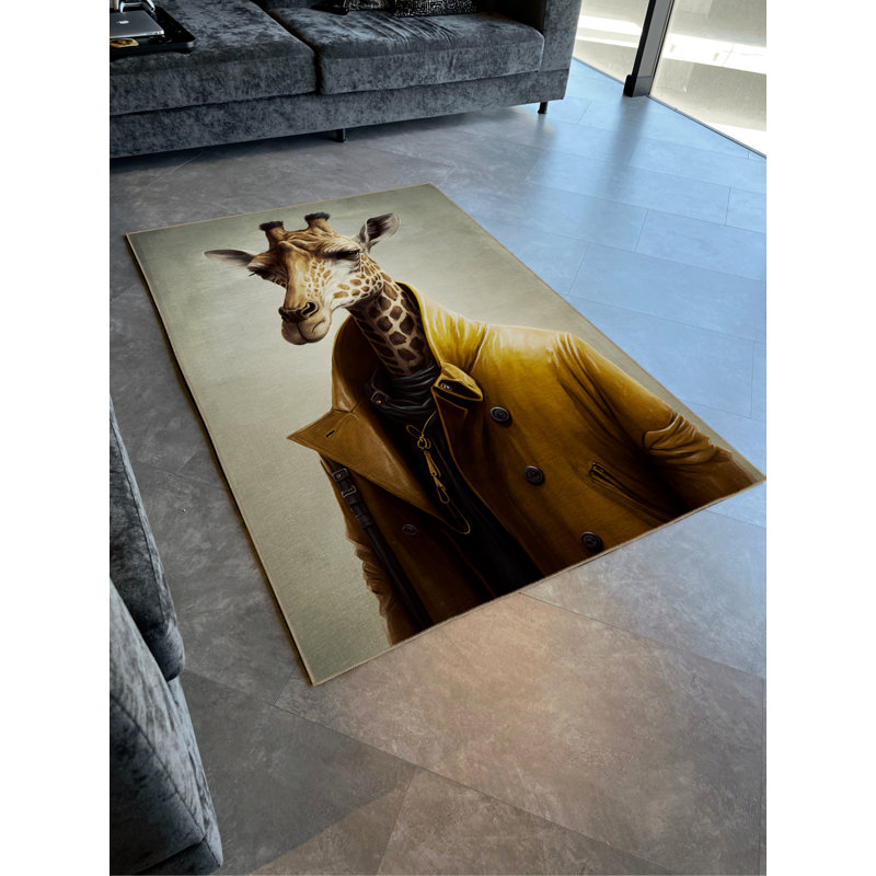 Tapis rectangulaire Kandon, Rectangle 5 pi 2 po x 7 pi 11 po