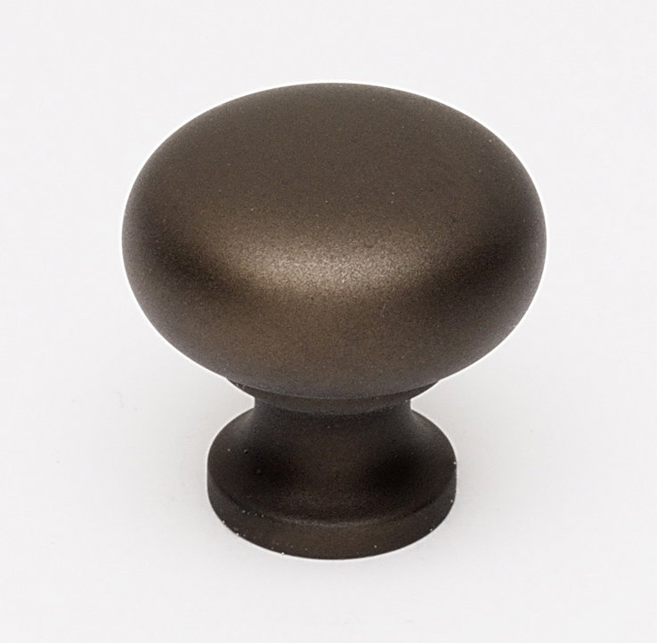 Mushroom Knob, Chocolate Bronze, 0.75" H x 0.75" W x 0.44" D