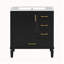 Meuble-lavabo 30 po avec lavabo en céramique-418035335