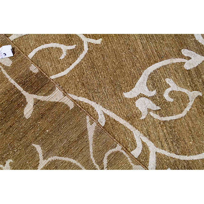 Himalayan Floral Area Rug in Brown
