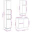Brynnleigh Bathroom Storage Furniture Set-598766564