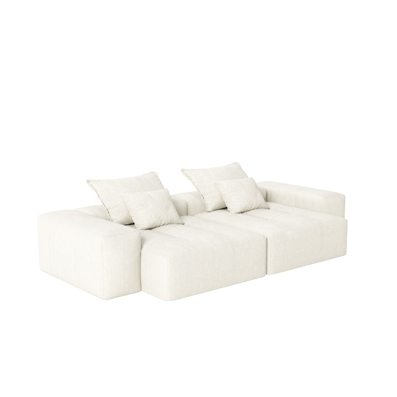Flâneuse rembourrée, Beige