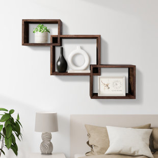 Tablettes flottantes pour mur