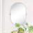  Elysian Oval 30" H x 20" W Metal Framed Wall Mounted Bathroom / Vanity Mirror in Chrome-1171992000