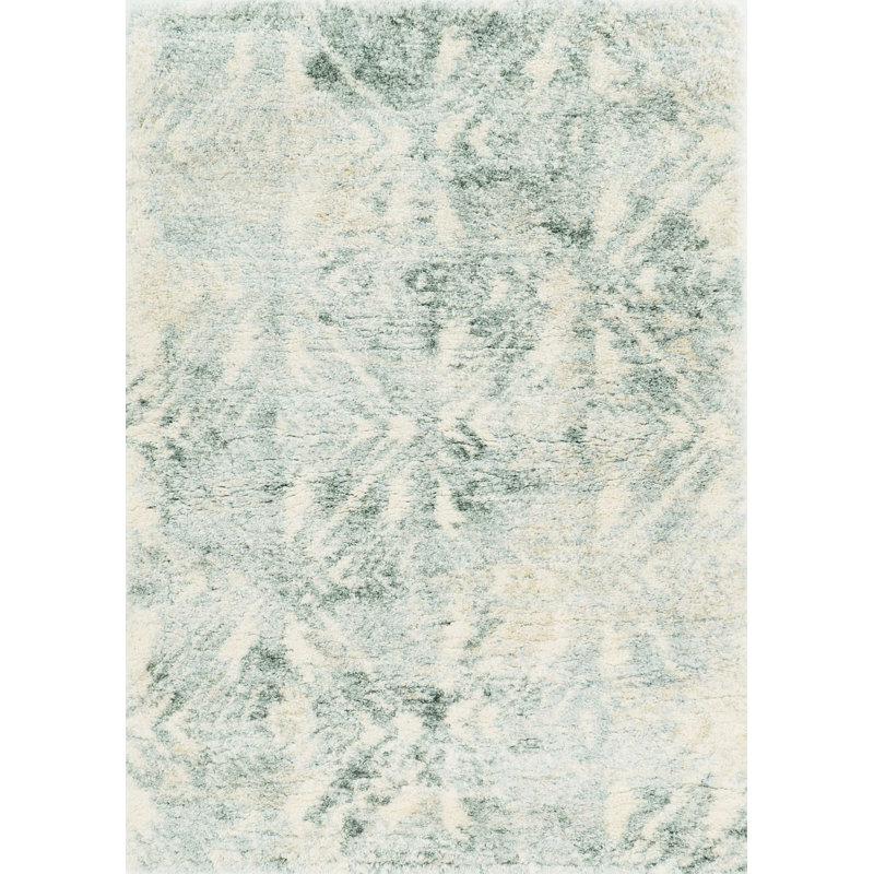 Tapis ivoire / gris Power Loom, Rectangle 3 pi 9 po x 5 pi 11 po