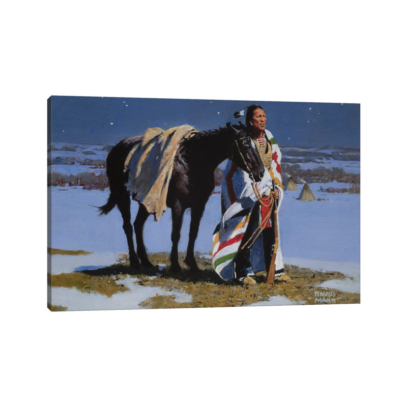 Early Thaw by David Mann - Wrapped Canvas Painting