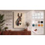 Ceremonial Donkey Japandi - Wrapped Canvas-832077889-832077891