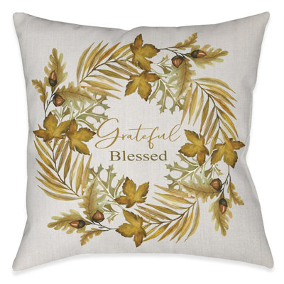 Coussin d'intérieur Grateful Blessed