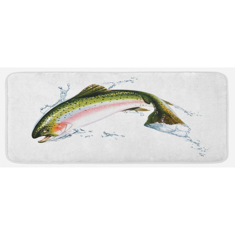Tapis de cuisine poisson