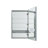 Royale 24'' W Medicine Cabinet with Electrical Outlets, Defogger, Adjustable LED 3X Magnifying Mirror.-93051547-93051546