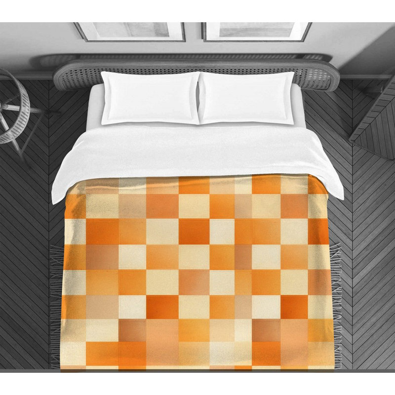 Édredon à carreaux, Édredon simple