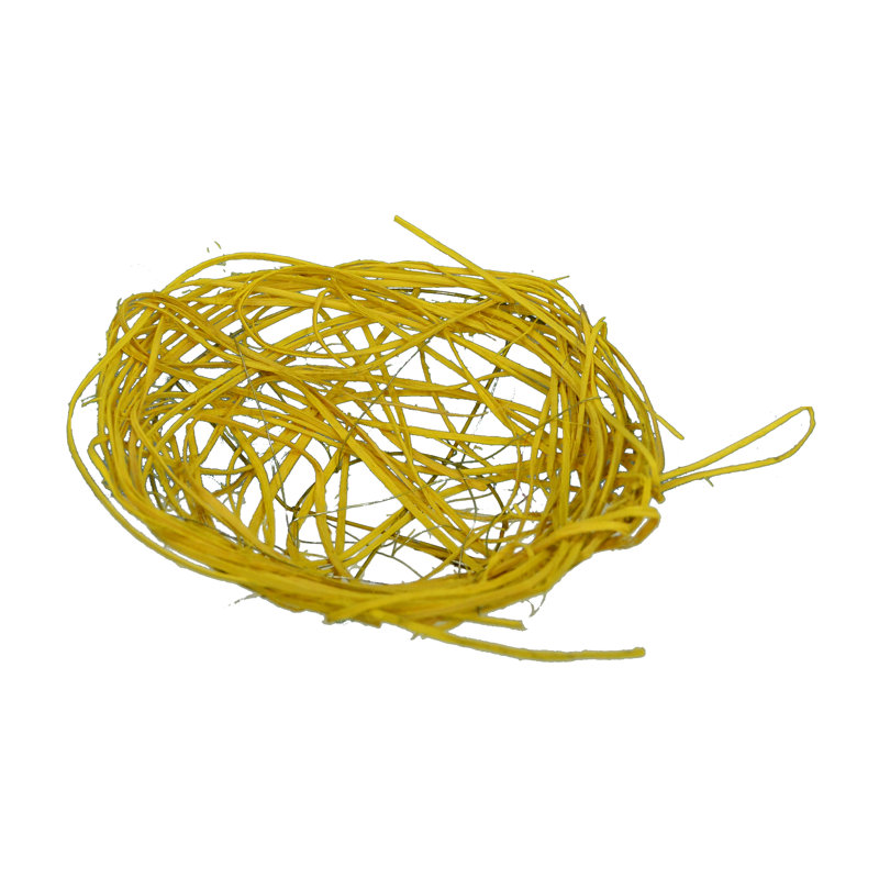 Art de jardin birdnest, Jaune