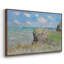 The Cliff Walk at Pourville, 1882 - Claude Monet, toile tendue avec châssis-132874855-132874858