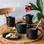 Over&Back Stackable Semi-Matte Hand-Finished Stoneware Mugs, Set of 4-99312905