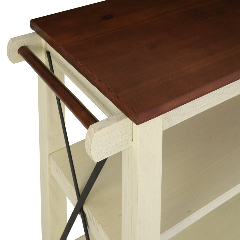 Solid Wood Kitchen Cart