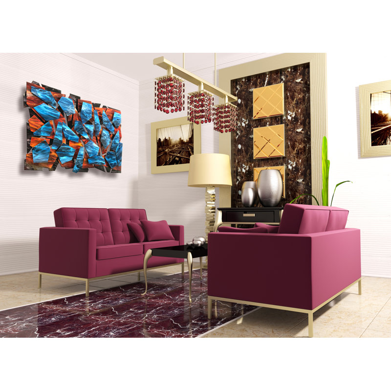 Geodesic Handmade Glass Wall Décor