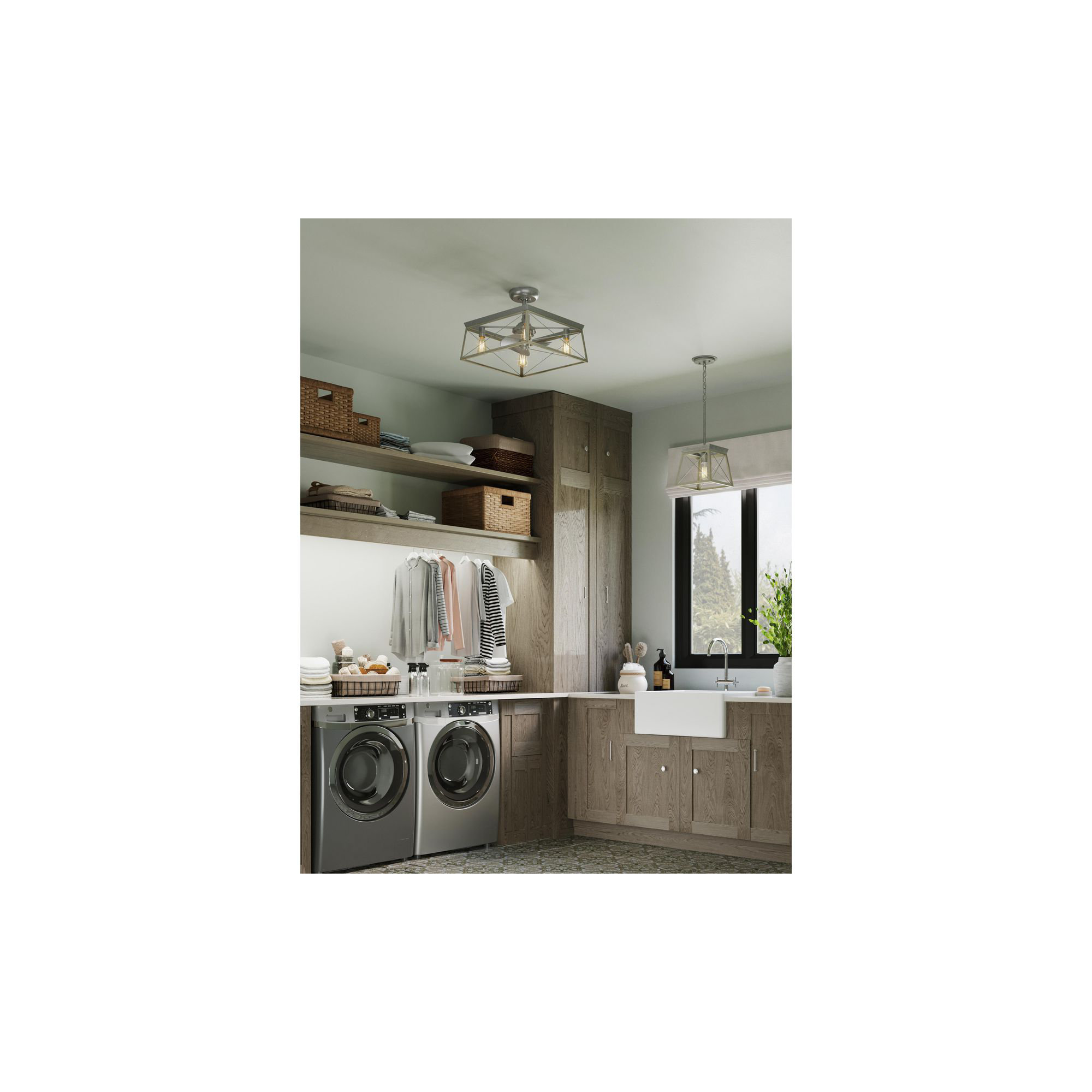 Soleil Single Light Dimmable Pendant, Brushed Nickel