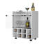 Chariot-bar sophistiqué pour 8 bouteilles-477502697