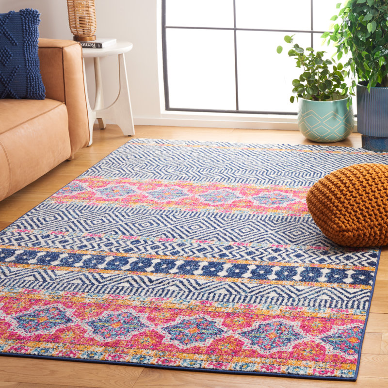 Tabron Geometric Area Rug, Rectangle 183 x 274 cm