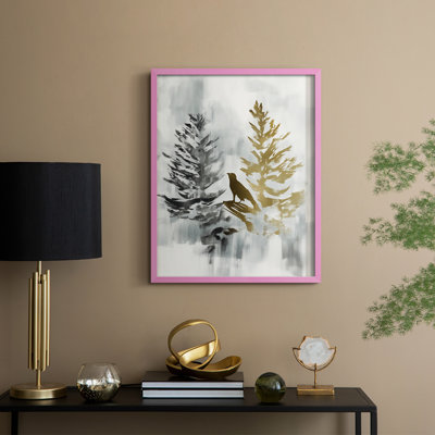 Reproduction encadrée - bois massif