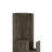 Cincinatti Corner Bar Cabinet, Cup Rack, Two External Shelves, One Drawer, Four Legs -Dark Brown