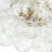 Macosh 3 - Light Textured Glass Bubble Chandelier