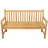 Amiracle Solid Wood Teak Outdoor Bench