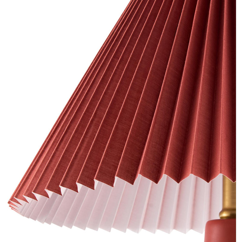 Lampe de table Celes, Rouge, Rouge