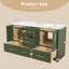 Ensemble de meuble-lavabo double 60 po Elyette-1481205466-1481205467