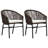 Janaina Rectangular 2 - Person Dining Set-1608875529-1608875574