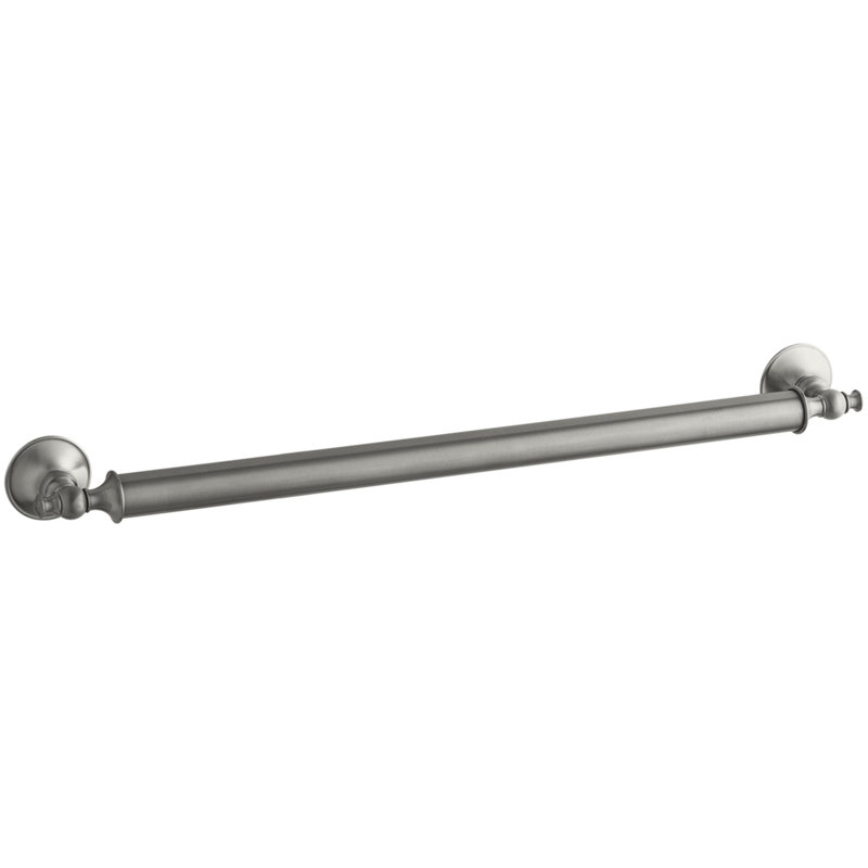 Barre d'appui traditionnelle, Acier inoxydable brossé, L 24 po