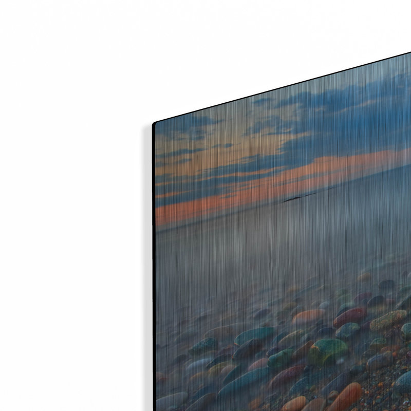 Art mural en métal Lark Manor ™ «Candy Coast» par Patrick Zephyr, H 16 po x l 24 po