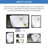Bathroom Sink Pop Up Drain Stopper with 12" tailpiece, with Overflow-88893314