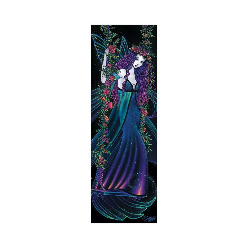 Iris by Myka Jelina - Wrapped Canvas Panoramic Painting, 152.4cm H x 50.8cm W x 1.9cm D