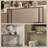 Console Table Narrow Hall Side Table for Hallway, Living Room,Behind Sofa,Small,Natural Wood,47.2"W x 7.9"D x 31.5"H-1009435891-1009101506-1064734018