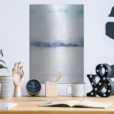 'Tides Of Indigo No. 2' by Michelle Oppenheimer Metal Wall Art