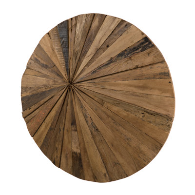 Handmade Abstract Wall Decor on Solid Wood
